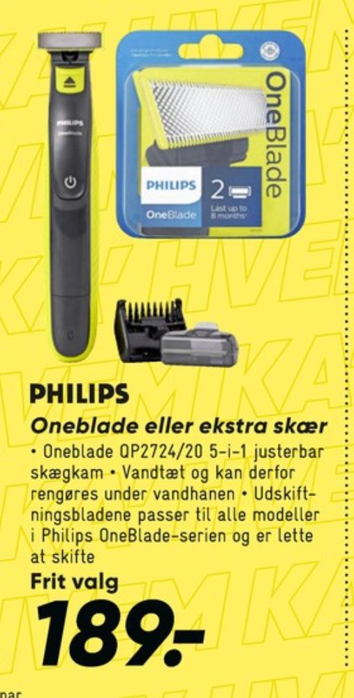 Tilbud på Oneblade i tilbudsaviser på Tilbudsugen.dk - sammenlign ...