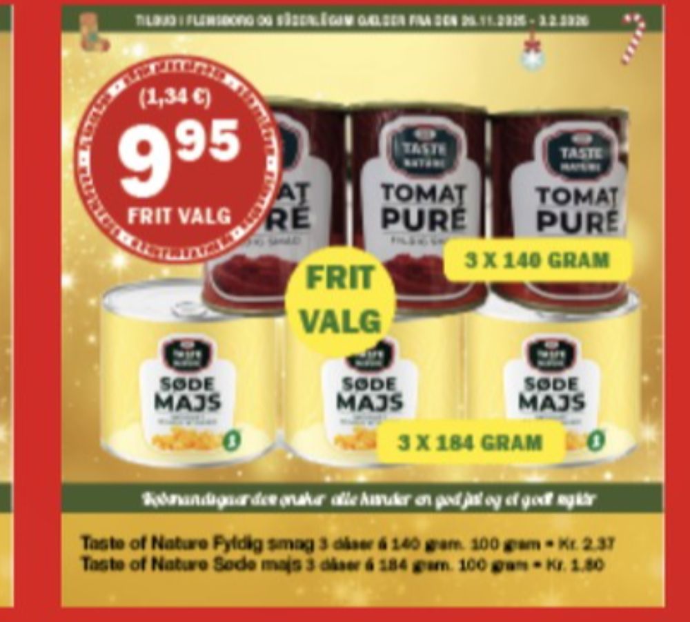 Taste of Nature, Tomatpuré