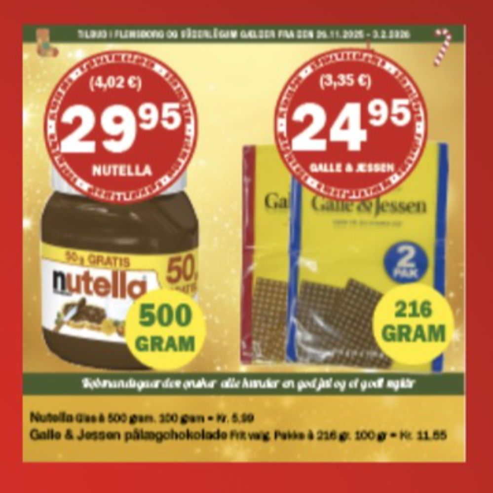 Galle & Jessen, Pålægschokolade Mørk