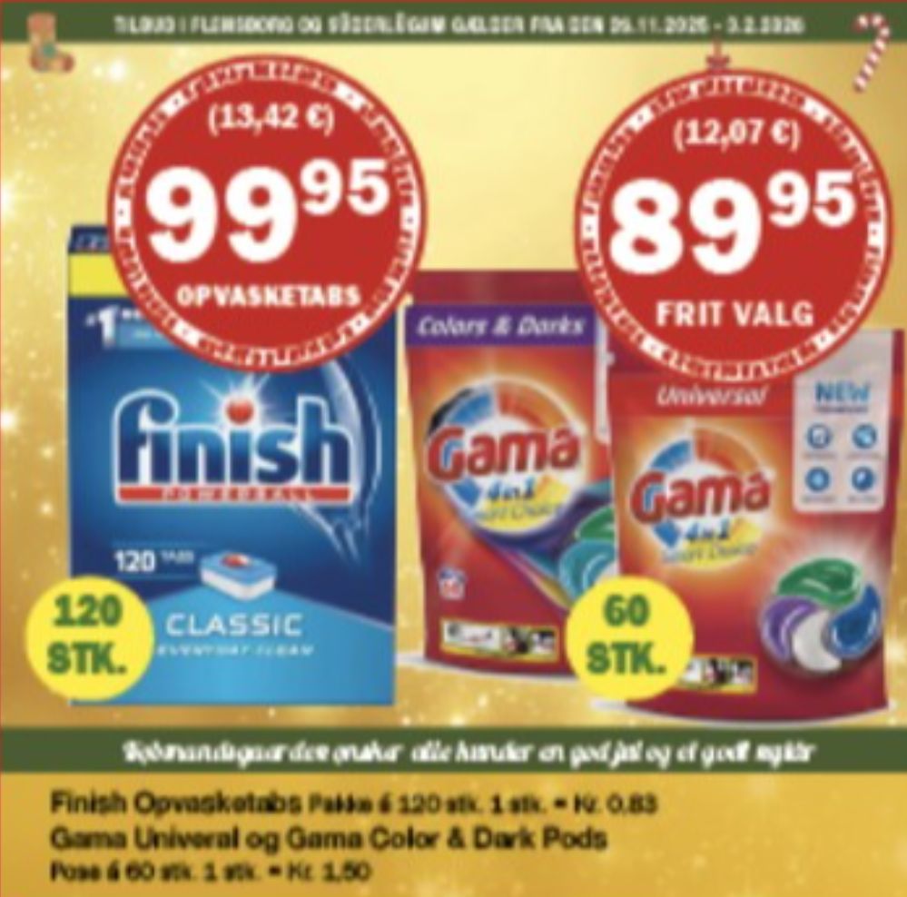 Finish, Maskinopvask-tabs