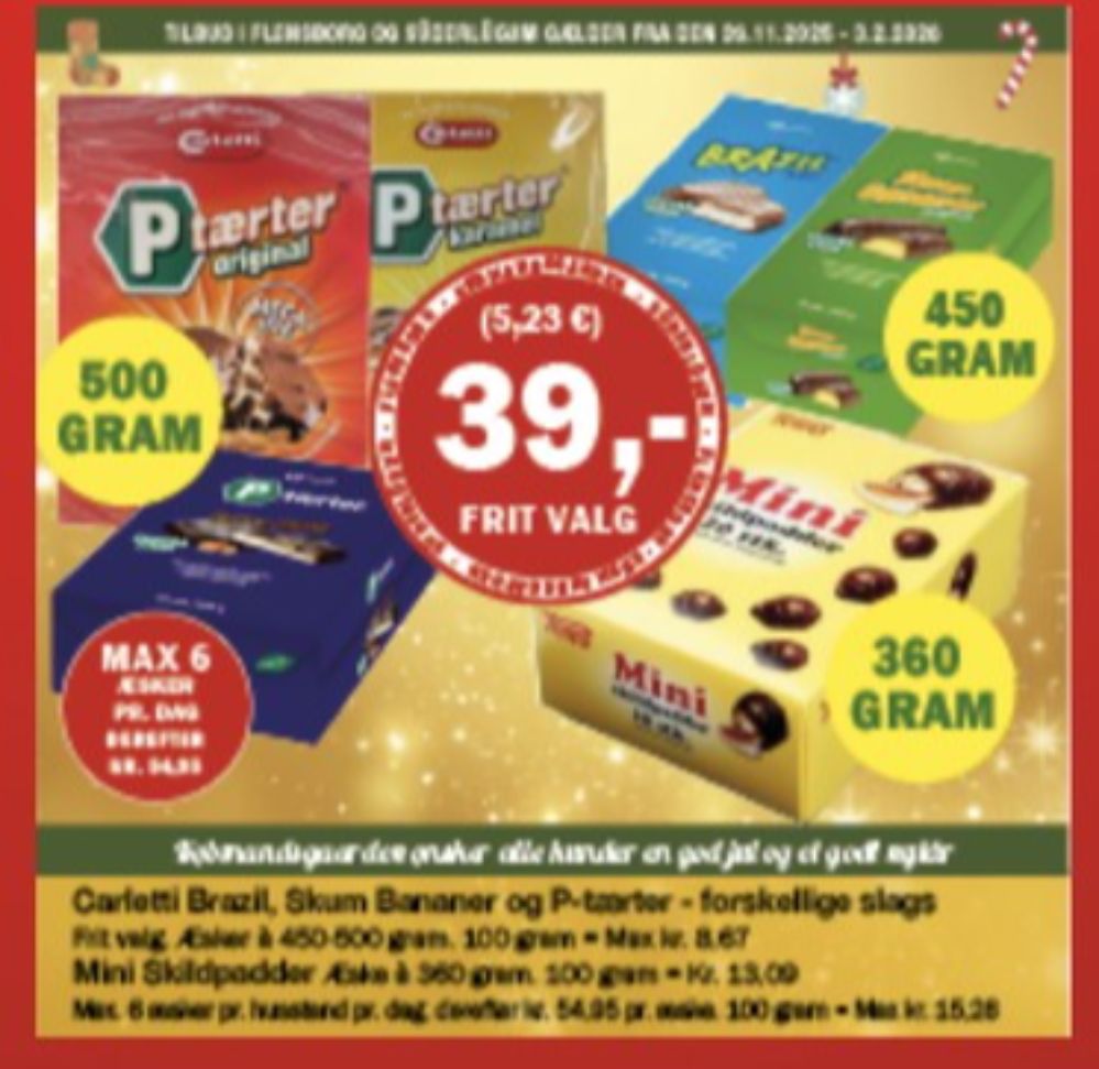 Carletti, P-tærter Original