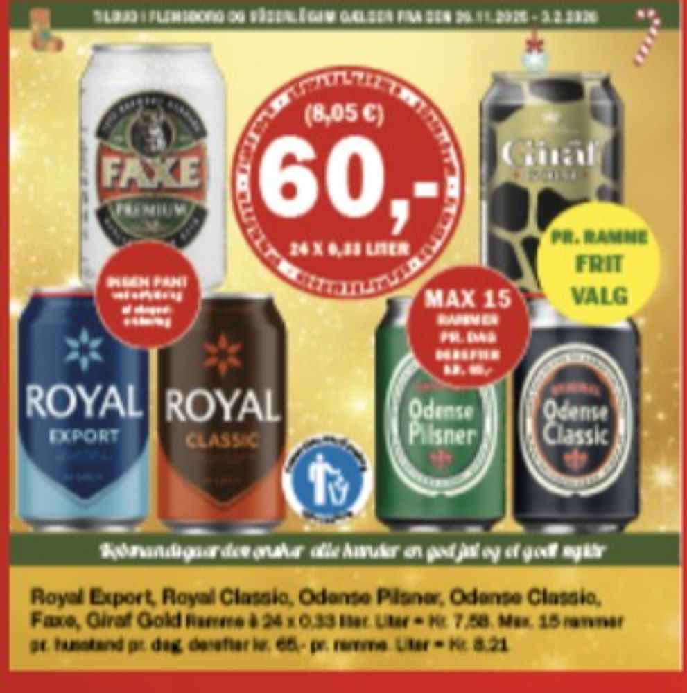 Odense Pilsner, Øl 24 pk.