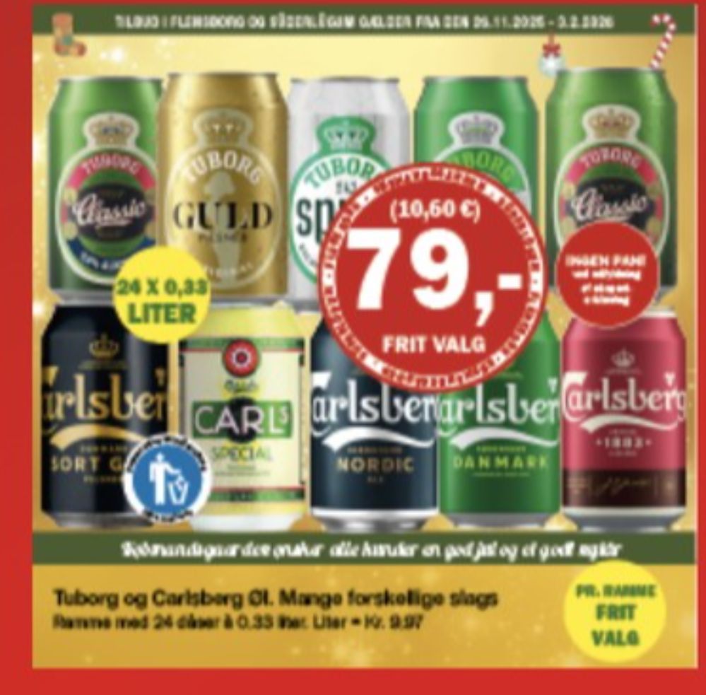 Carlsberg Nordic Ale, Øl - Alkoholfri 24 pk.