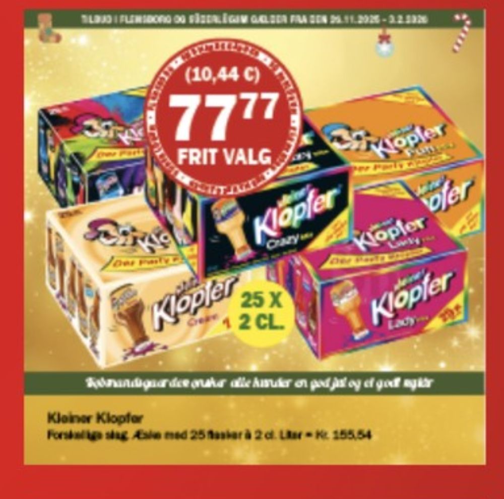 Kleiner Klopfer Sour Mix, Shots