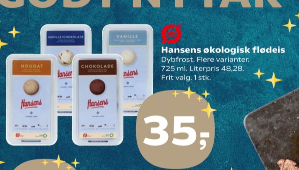 Hansens, Vanille & Chokoladeis