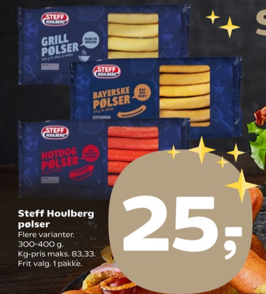 Steff Houlberg, Ostegrillpølser