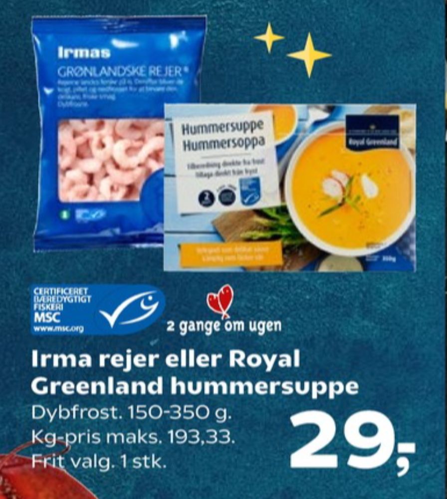 Royal Greenland, Hummersuppe