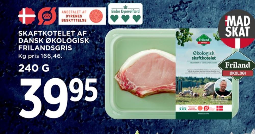 FRILAND Økologi, Skaftkoteletter