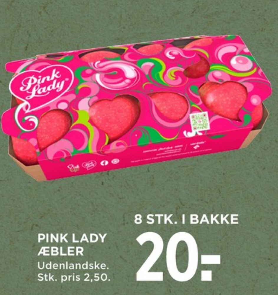 Pink lady, Æbler