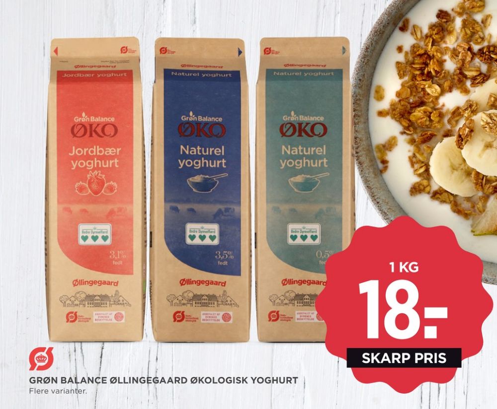 Grøn Balance Øllingegaard, Naturel Yoghurt 