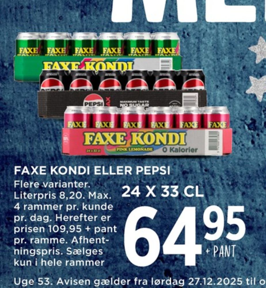 Pepsi Max, Cola 24 pk.