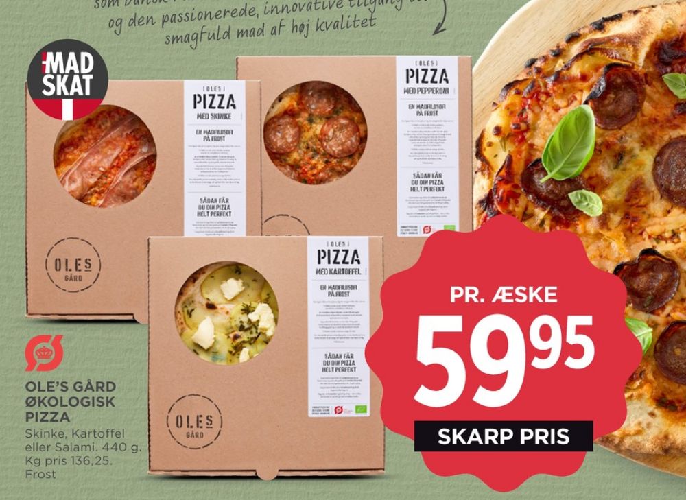 Ole's, Pizza med Kartofler