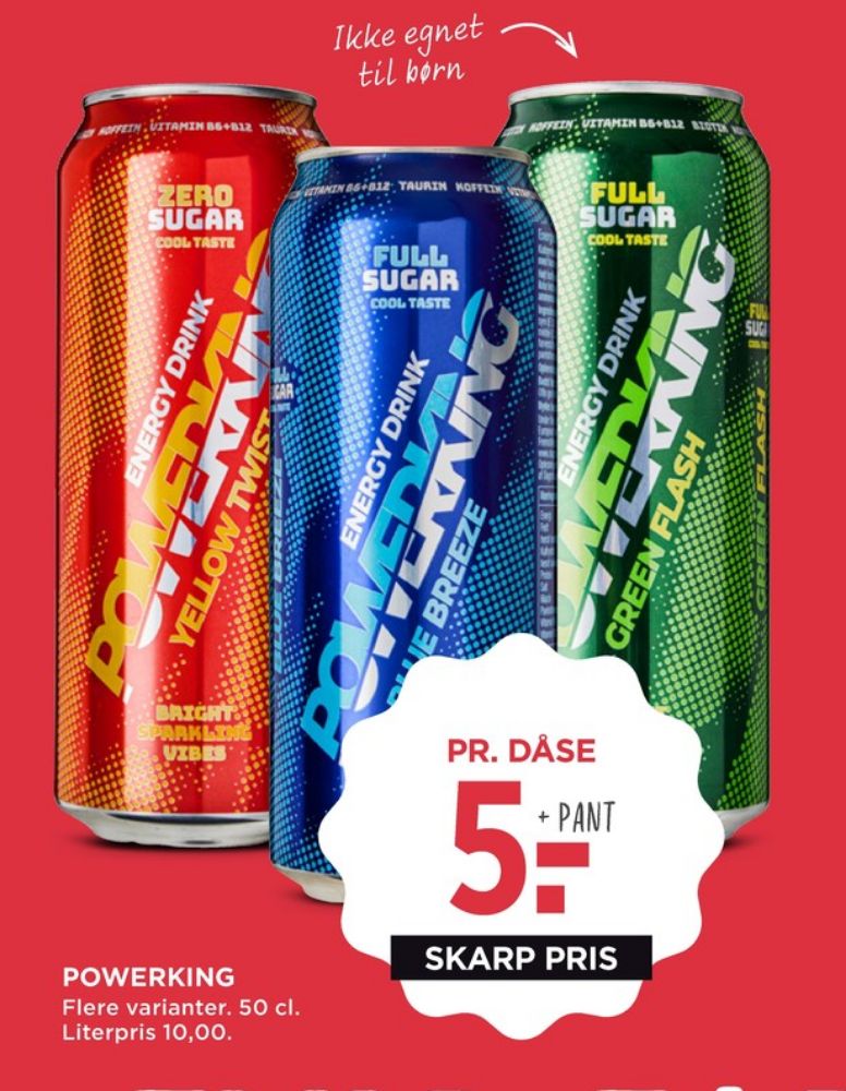 Powerking Yellow Twist, Energidrik