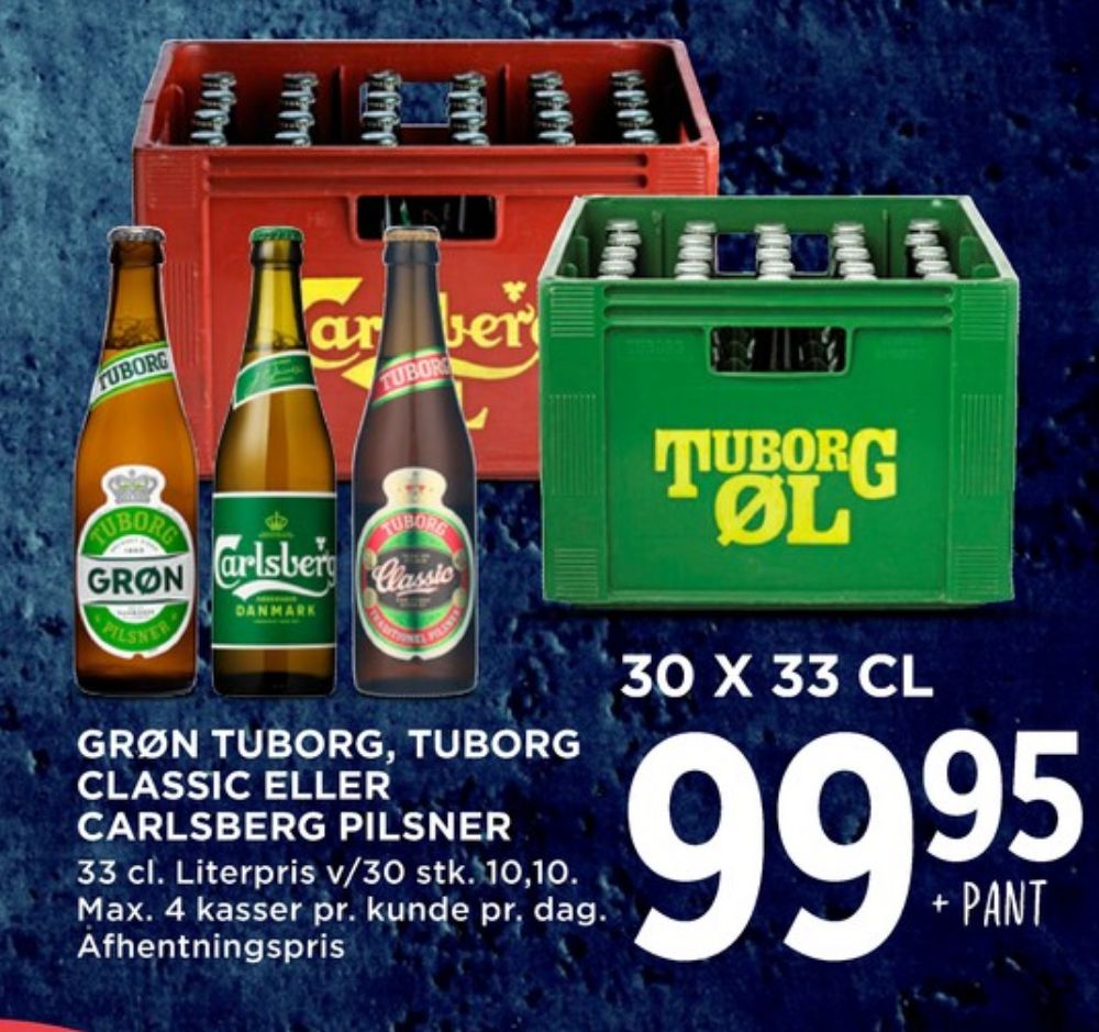Tuborg Classic, Øl