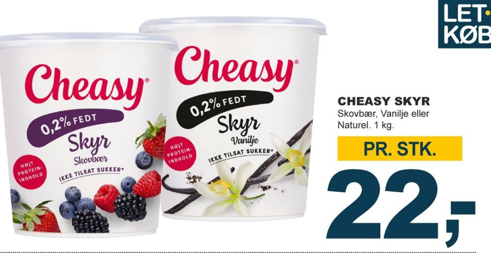 Cheasy, Vanilje Skyr 