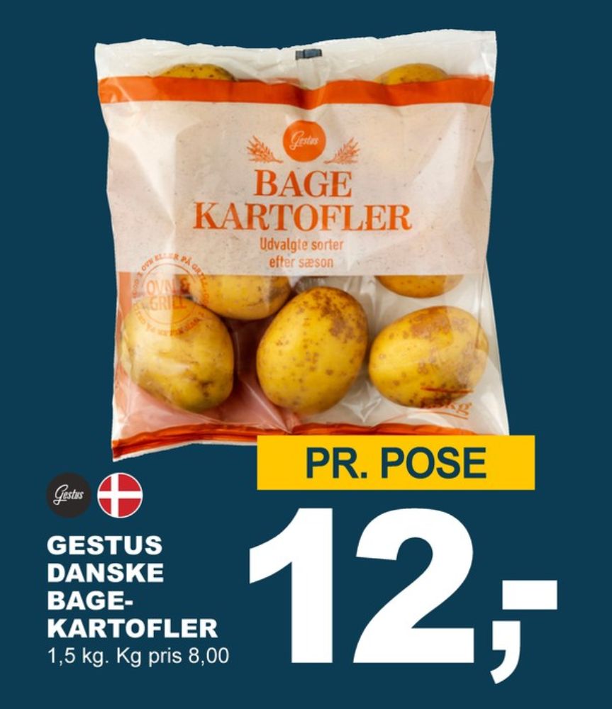 Gestus, Bagekartofler