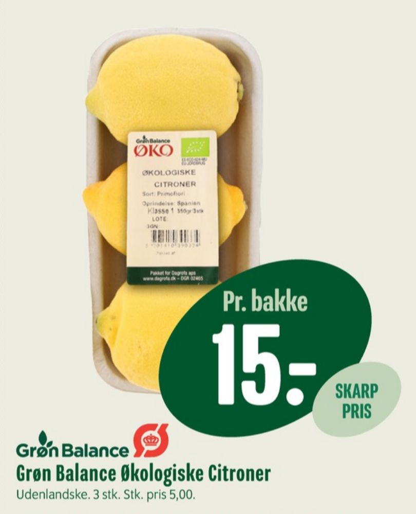 Grøn Balance, Citroner
