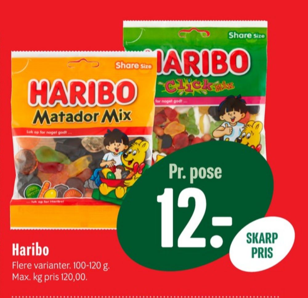Haribo Matador Mix, Slikposer