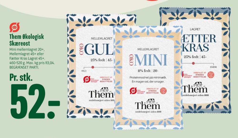 Them Ost, Skæreost Fætter Kras lagret