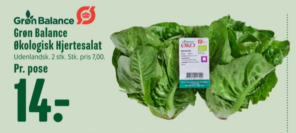 Grøn Balance, Hjertesalat