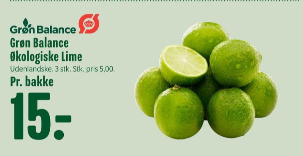 Grøn Balance, Lime