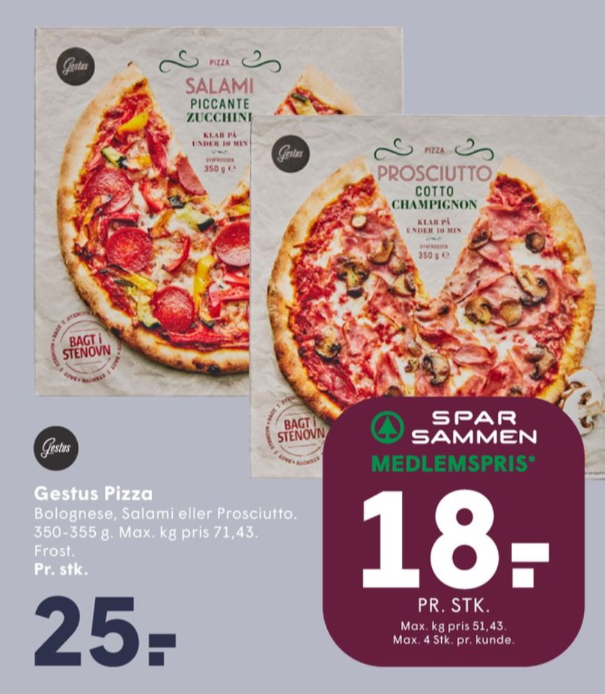 Gestus, Bolognese Rødløg Pizza