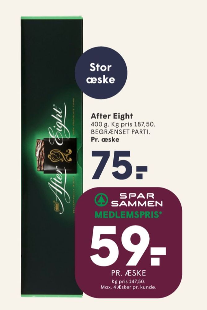 After Eight, Mintchokolade