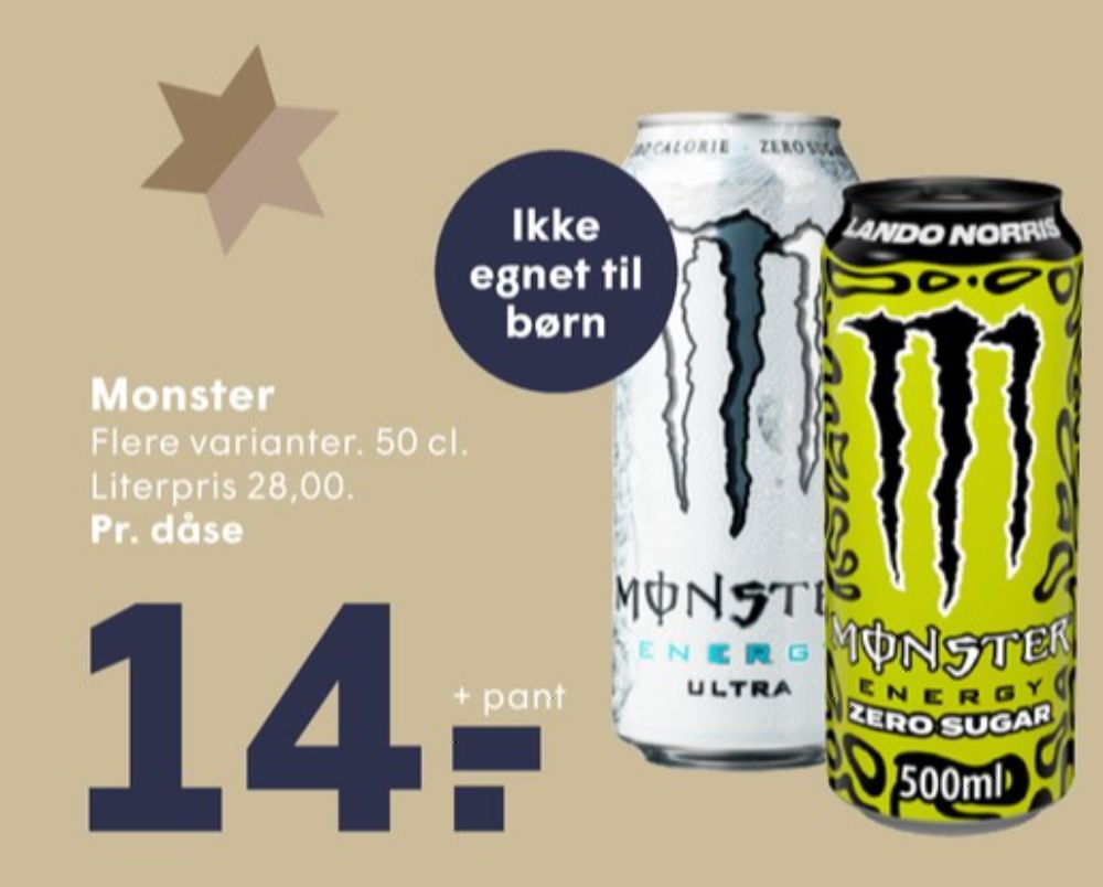 Monster Lando Norris, Energidrik