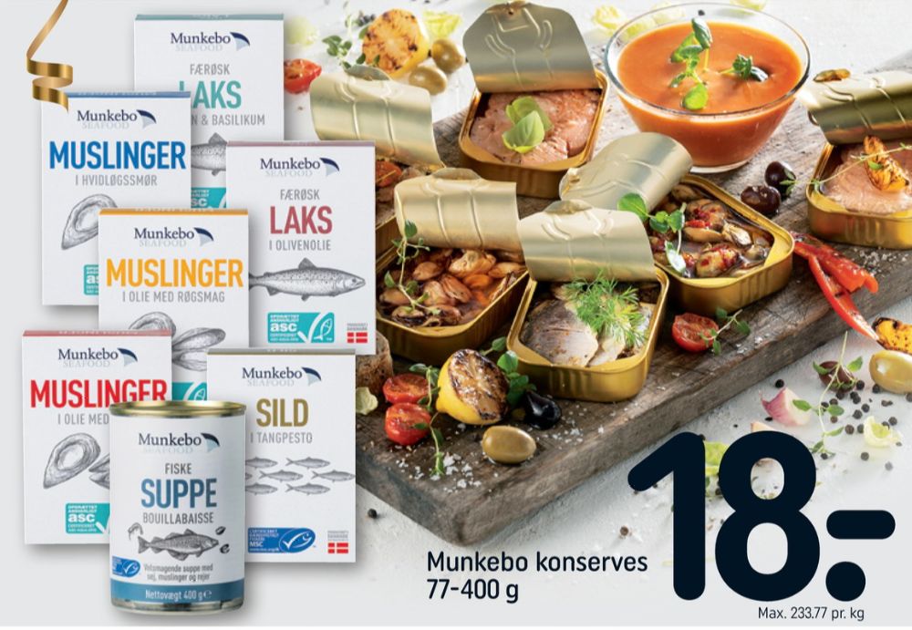 Munkebo, Færøsk Laks Citron & Basilikum