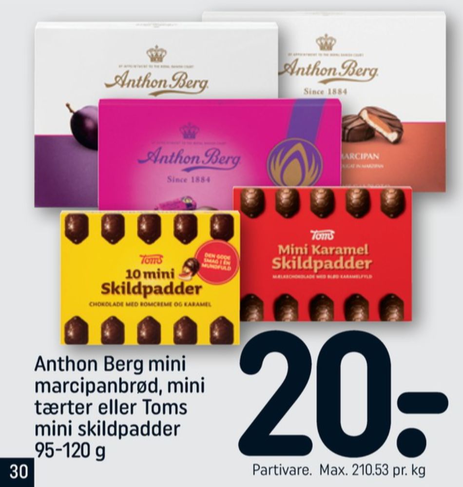 Toms Mini Nougat-Frøer, Chokoladefrøer