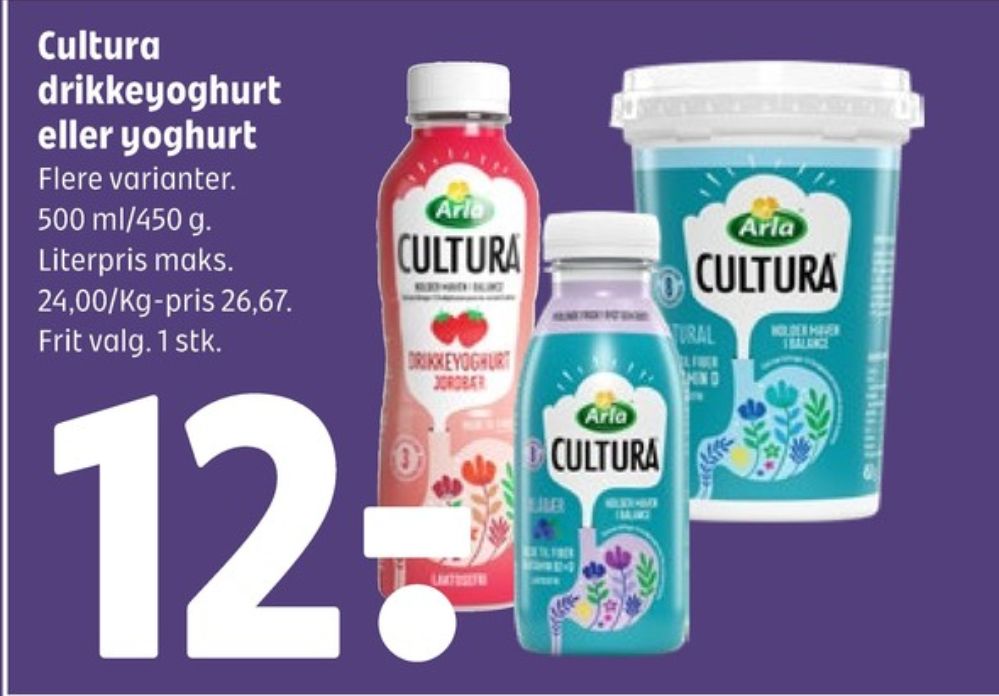 Cultura, Naturel Yoghurt 