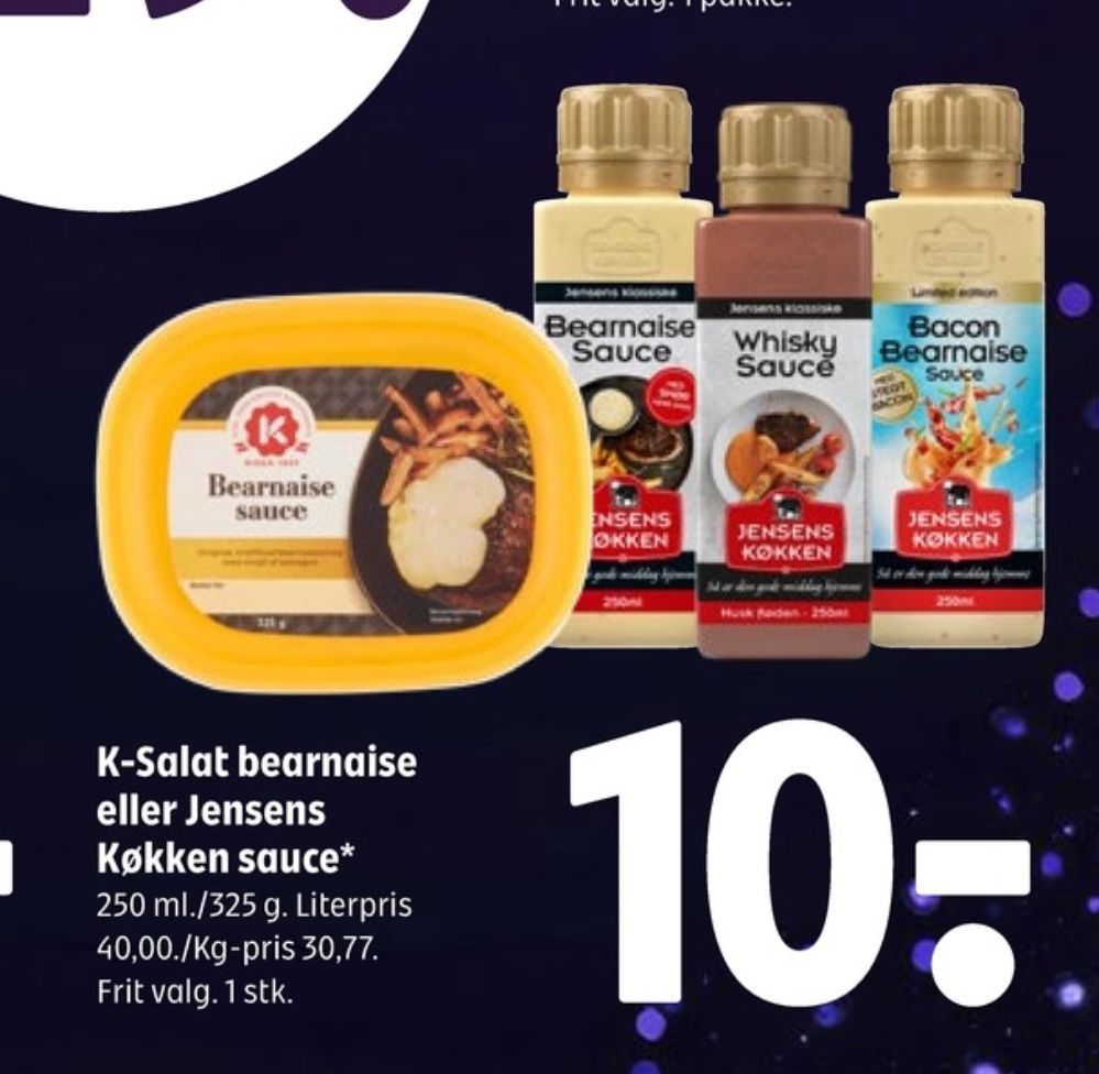 Jensens Køkken, Bacon Bearnaisesauce