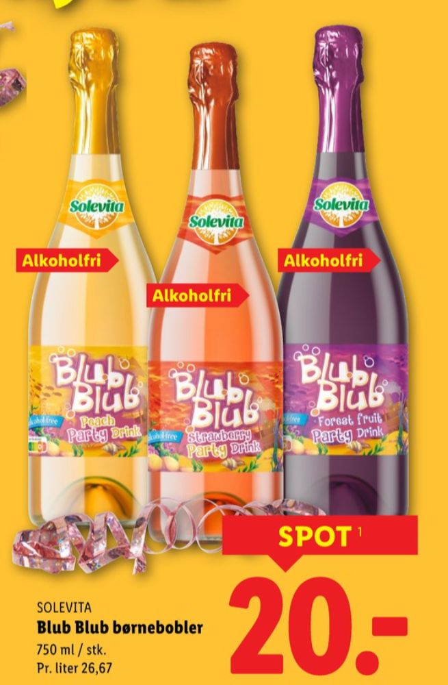 Solevita, Børnechampagne