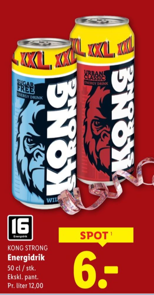 Kong Strong, Energidrik
