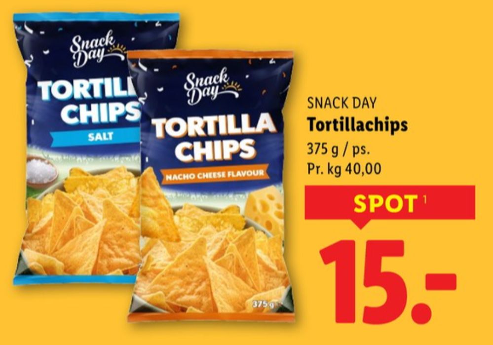 Snack Day, Tortilla Chips Salted