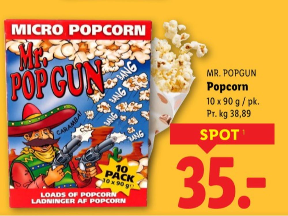 Mr Popgun, Popcorn