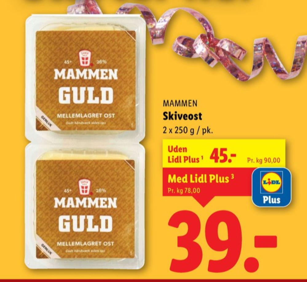 Mammen, Skiveost Guld Mellemlagret