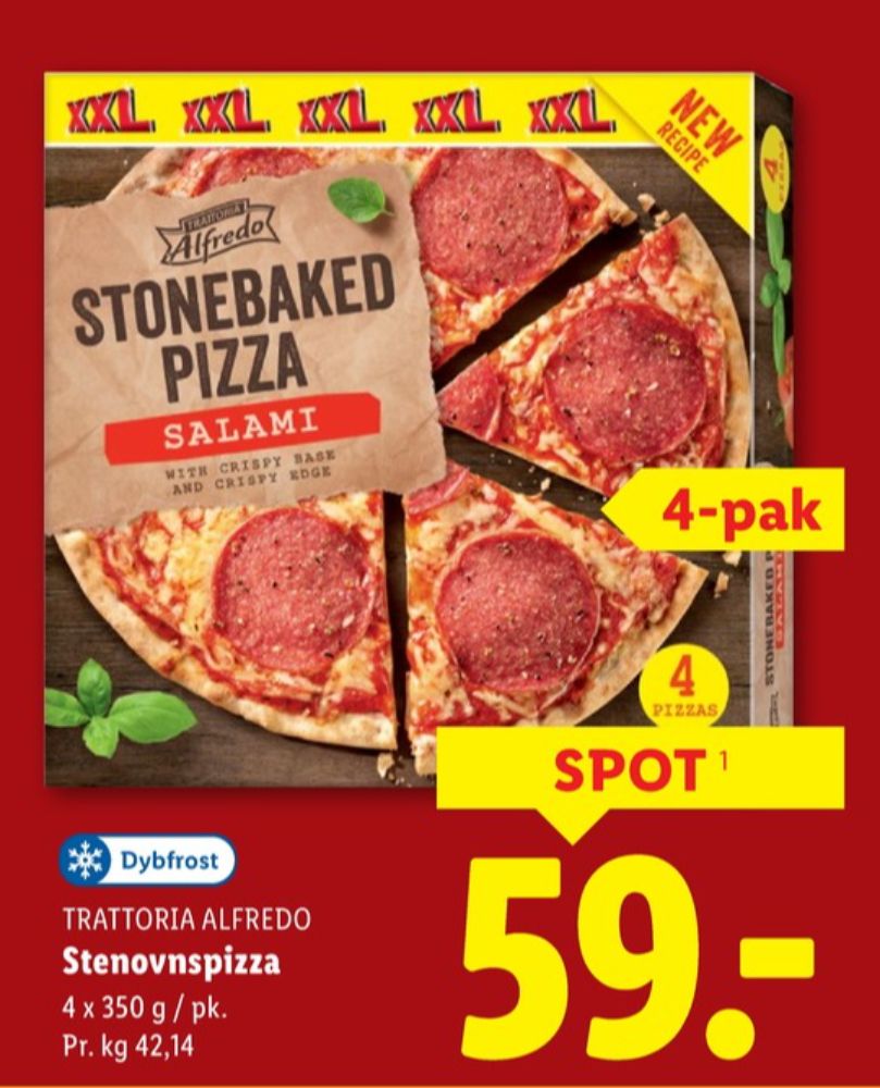 Trattoria Alfredo, Stonebaked Salami Pizza