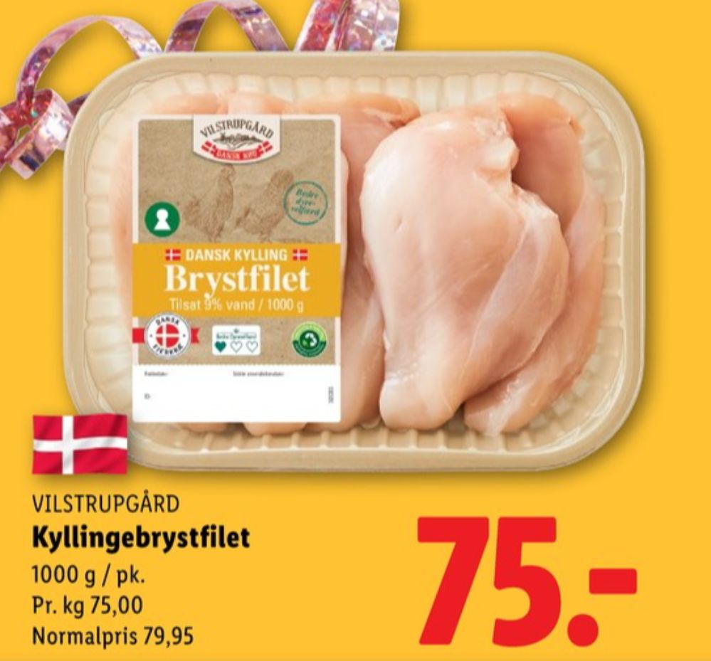 Vilstrupgård, Kyllingebrystfilet