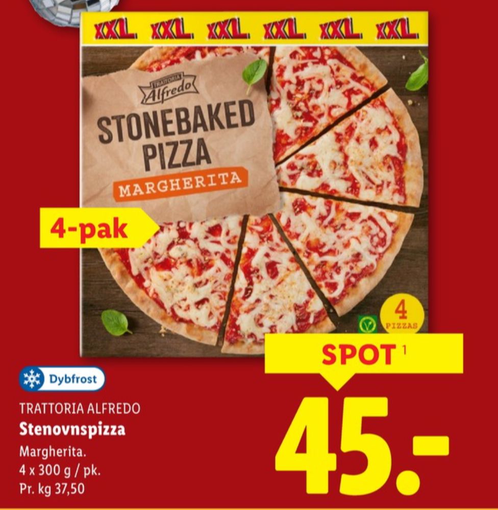 Trattoria Alfredo, Stonebaked Margherita Pizza