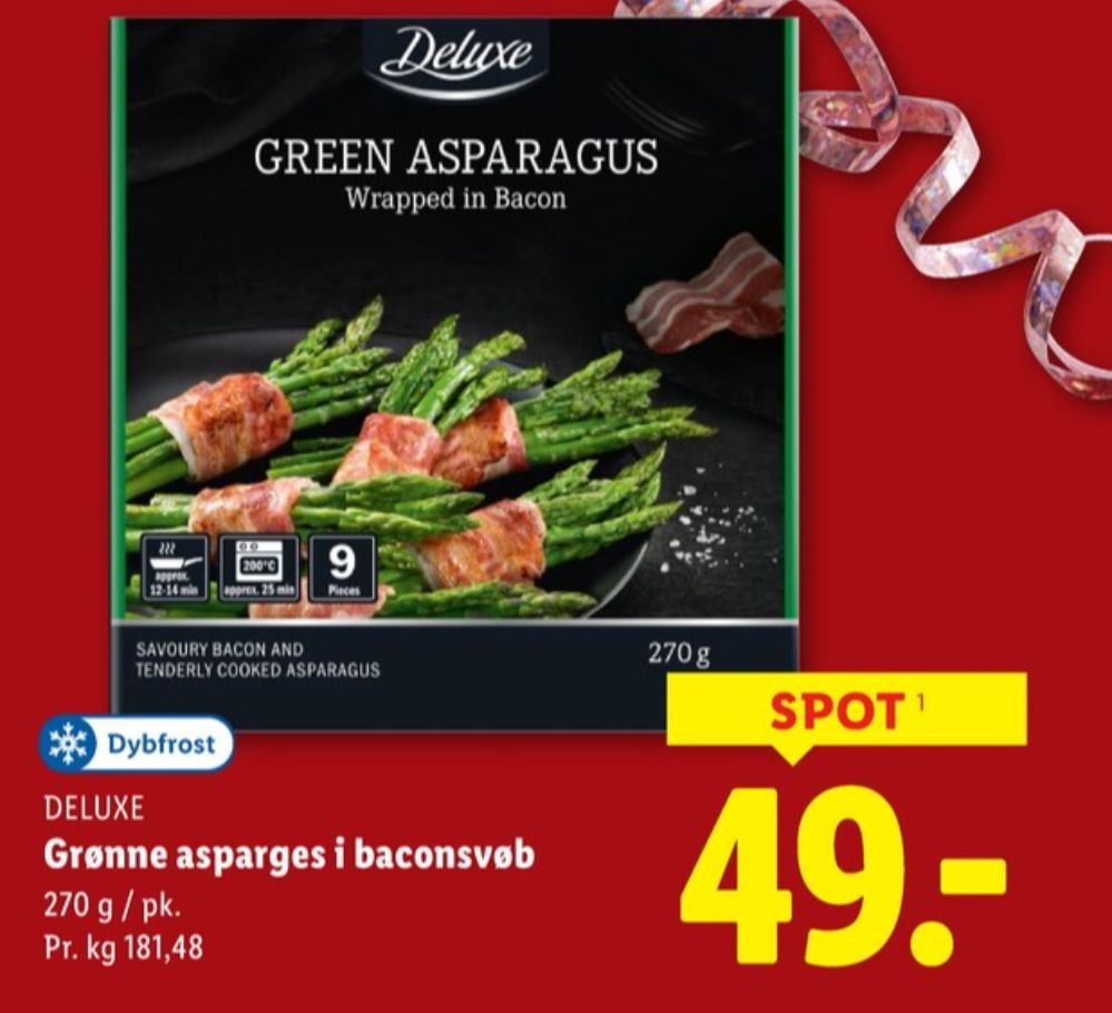 Deluxe, Asparges i Baconsvøb
