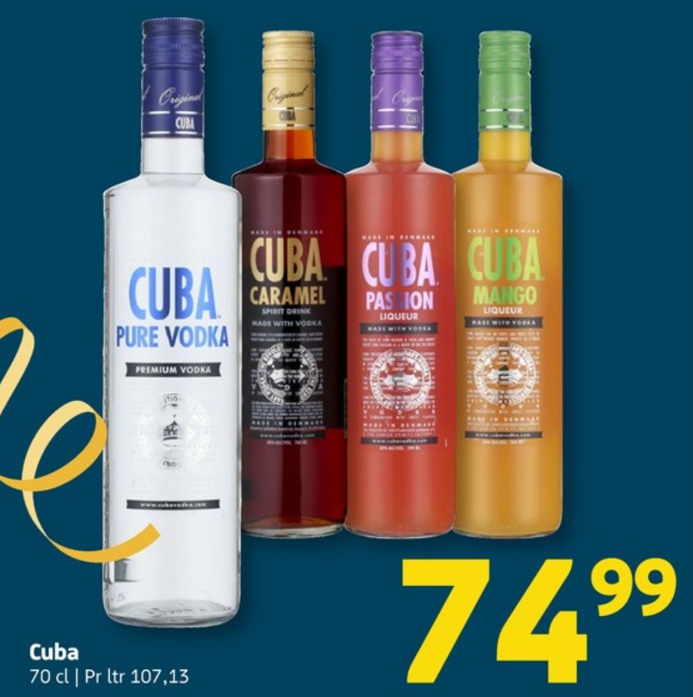 Cuba Pure Vodka, Vodka