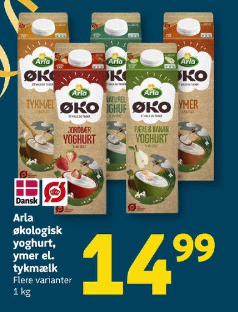 Arla, Jordbær Yoghurt 