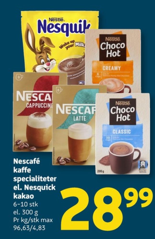 Nescafe, Instant Kaffe Cappuccino
