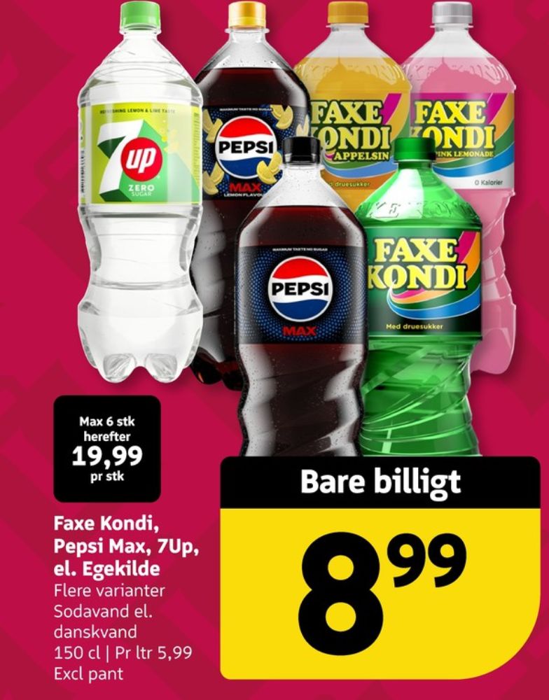 Pepsi Max Lemon, Cola