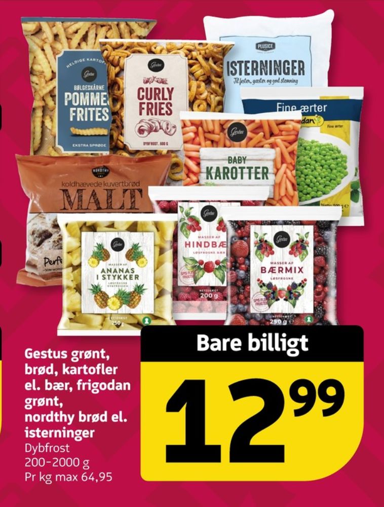 Gestus, Pommes Frites Bølgeskårne