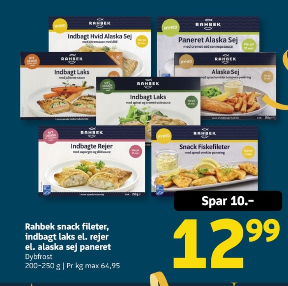 Rahbek, Indbagte Rejer med Asparges og Dildsauce