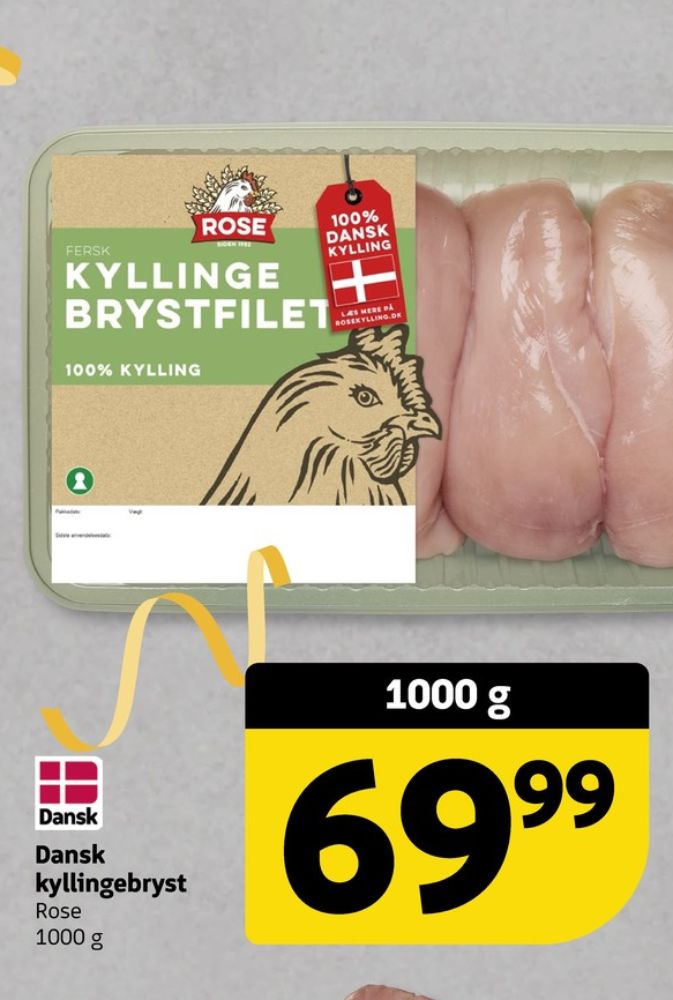 Rose, Kyllingebrystfilet