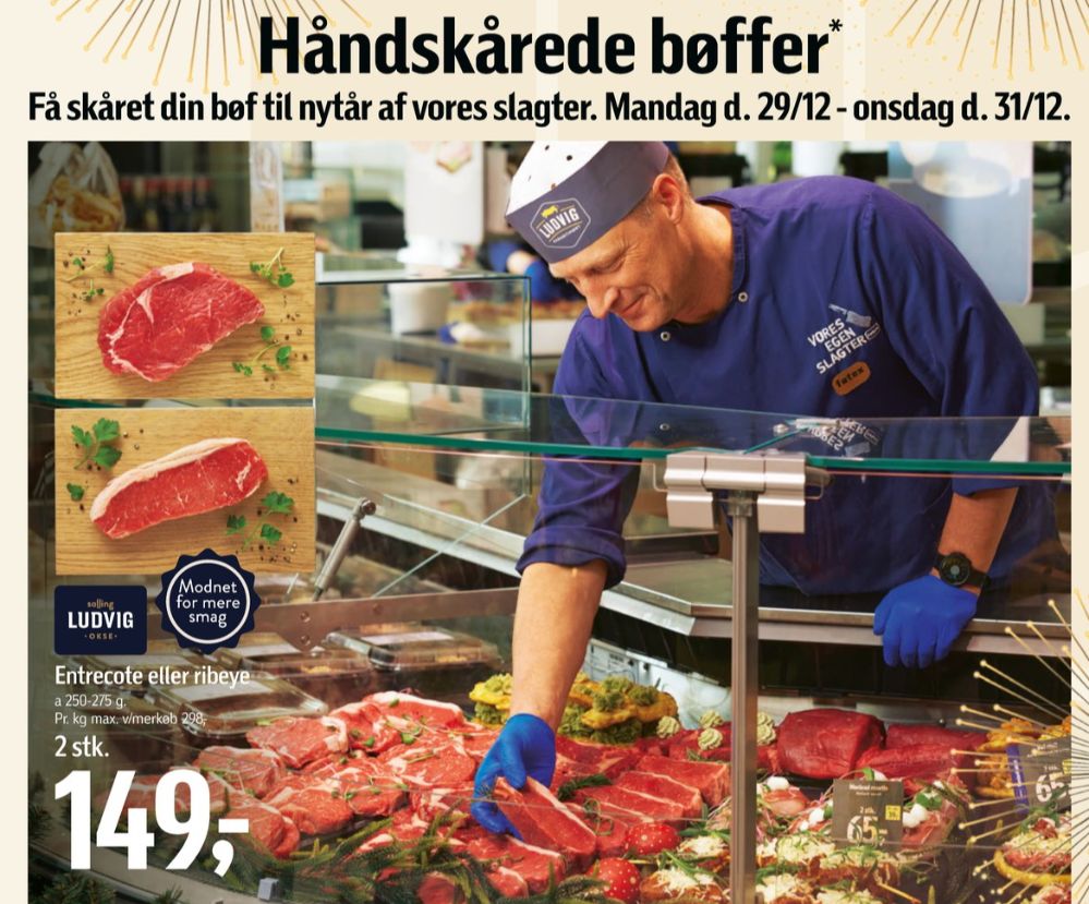 Salling Ludvig, Okseentrecotes