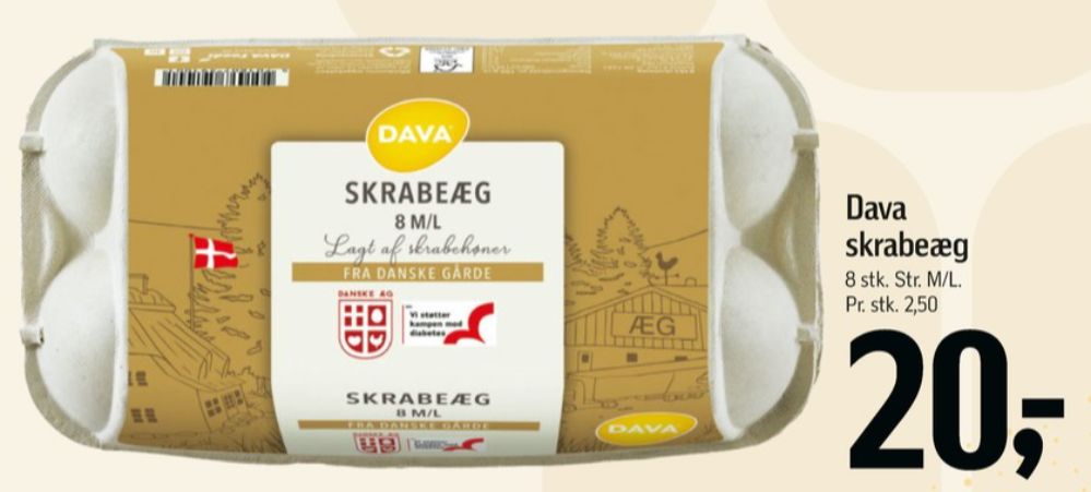 DAVA Foods, Skrabeæg M/L
